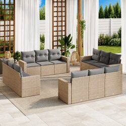 Comfortable 12 Piece Garden Sofa Set for Outdoor Enjoyment