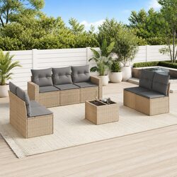 8-Piece Garden Sofa Set: Practical Comfort and Value