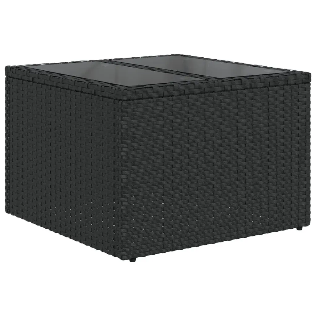 9 Piece Garden Sofa Set in Black