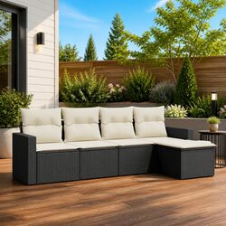 Reliable and Comfortable 5 Piece Garden Sofa Set