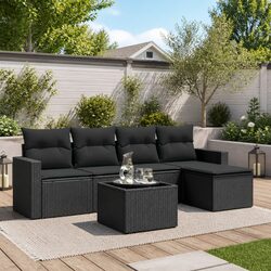 Comfortable and Practical 6 Piece Outdoor Sofa Set