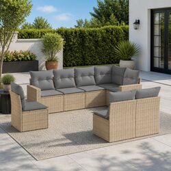 Comfortable and Value-driven 8 Piece Garden Sofa Set