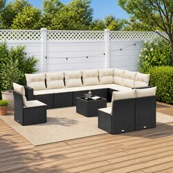 Comfortable and Value-Packed 11 Piece Garden Sofa Set