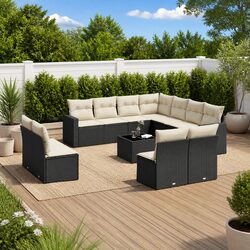 Comfortable and Practical 12-Piece Garden Sofa Set