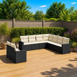Comfortable and Reliable 9 Piece Outdoor Sofa Set