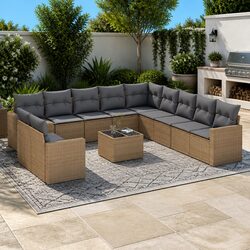 Comfortable and Value-Driven 12 Piece Garden Sofa Set