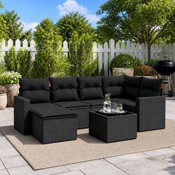 Quality 7 Piece Garden Sofa Set with Comfort in Mind