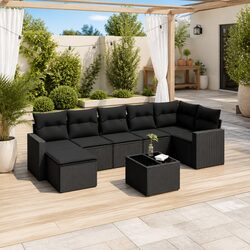 Comfortable 8-Piece Garden Sofa Set for Relaxation