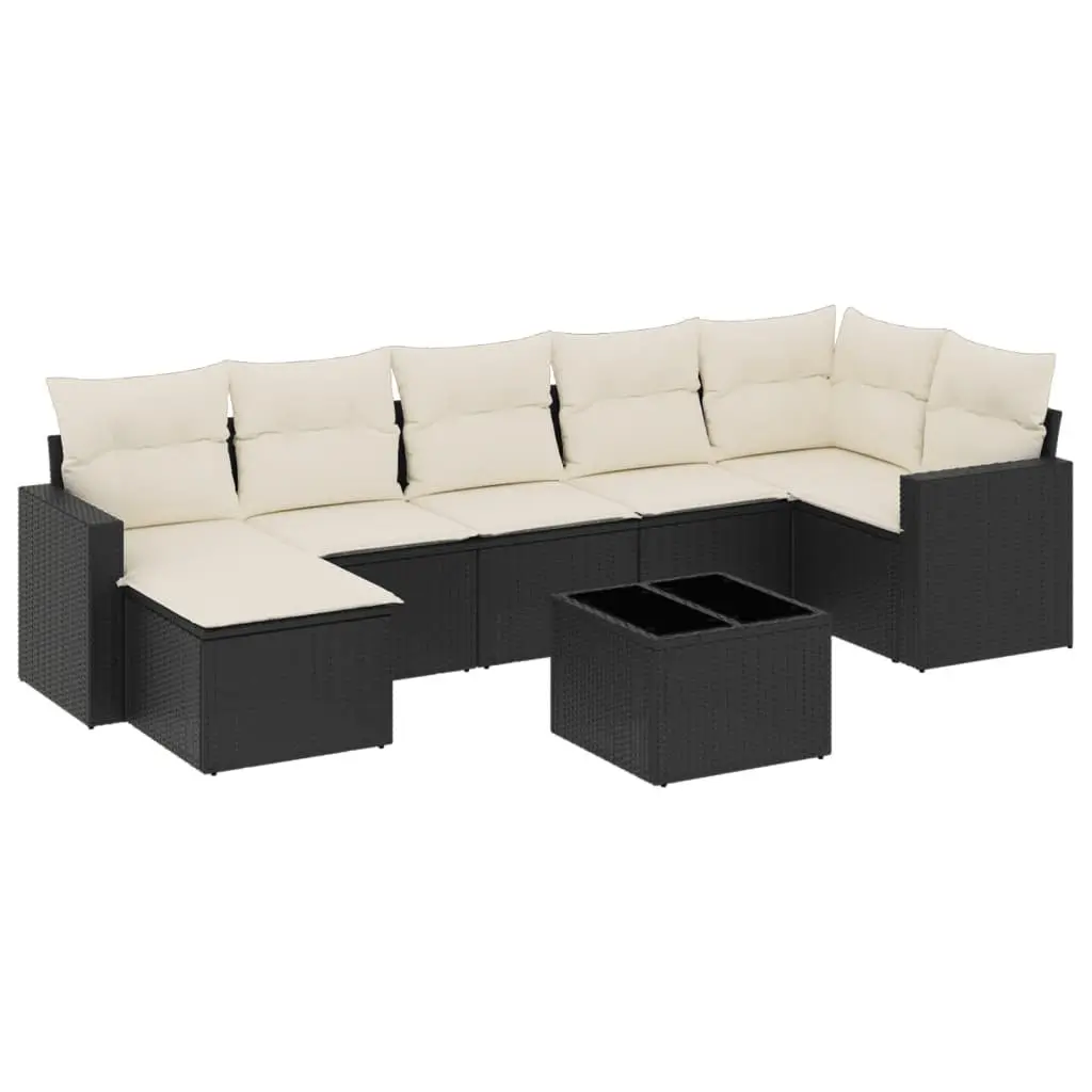 Garden Sofa Set with 8 Cushions