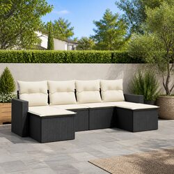 Reliable Garden Sofa Set: 6 Pieces of Outdoor Comfort