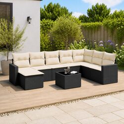Comfortable and Stylish 9 Piece Garden Sofa Set