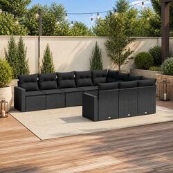 Comfortable and Durable 10-Piece Garden Sofa Set