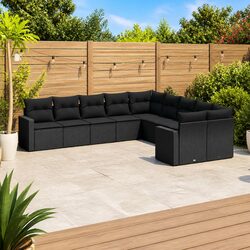Comfort and Value in a 10-Piece Garden Sofa Set