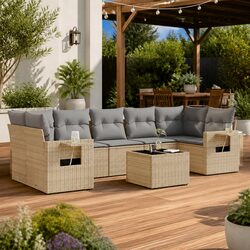 Comfort and Value in Our 8 Piece Garden Sofa Set