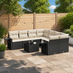 Cozy and Functional 9 Piece Outdoor Sofa Set