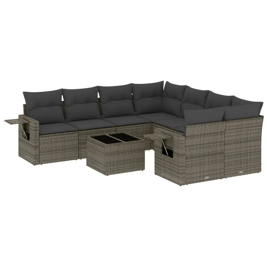 9 Piece Outdoor Sofa Set with Comfort Focus