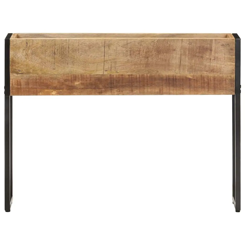 Wooden Planter Raised Garden Bed 90x20x68 cm Brown