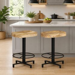 Comfortable and Durable Bar Stools Set of 2