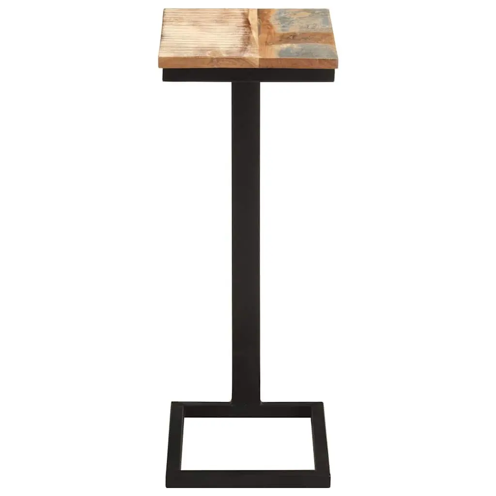 End Table Side Tables 2 pcs Solid Reclaimed Wood Brown