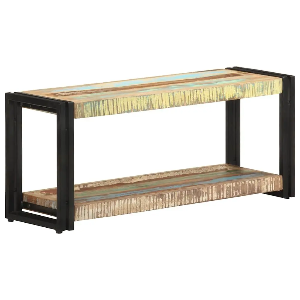 TV Cabinet Vintage Storage 90x30x40cm Solid Reclaimed Wood Brown