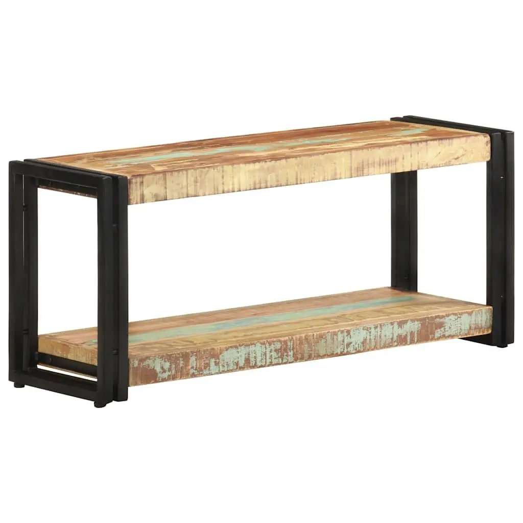 TV Cabinet Vintage Storage 90x30x40cm Solid Reclaimed Wood Brown