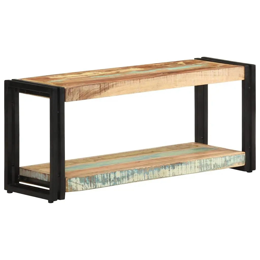 TV Cabinet Vintage Storage 90x30x40cm Solid Reclaimed Wood Brown