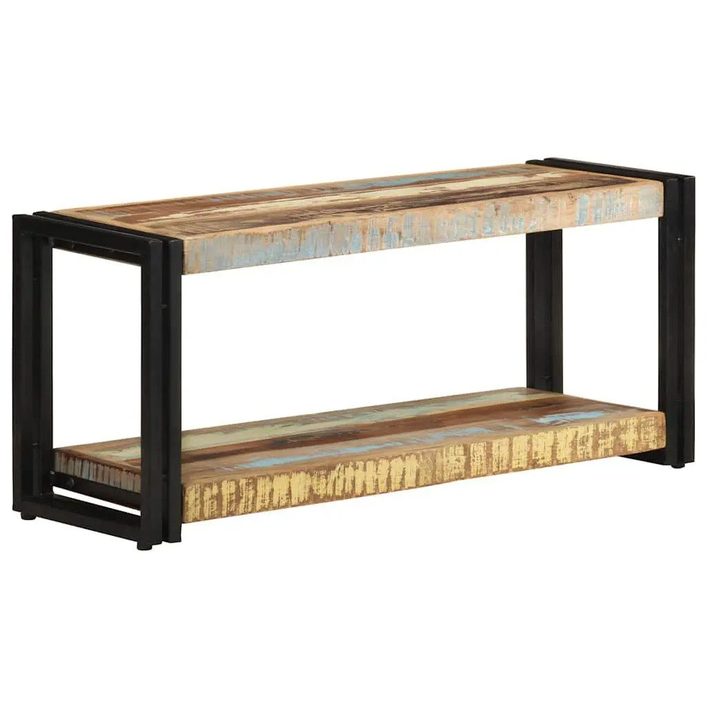 TV Cabinet Vintage Storage 90x30x40cm Solid Reclaimed Wood Brown