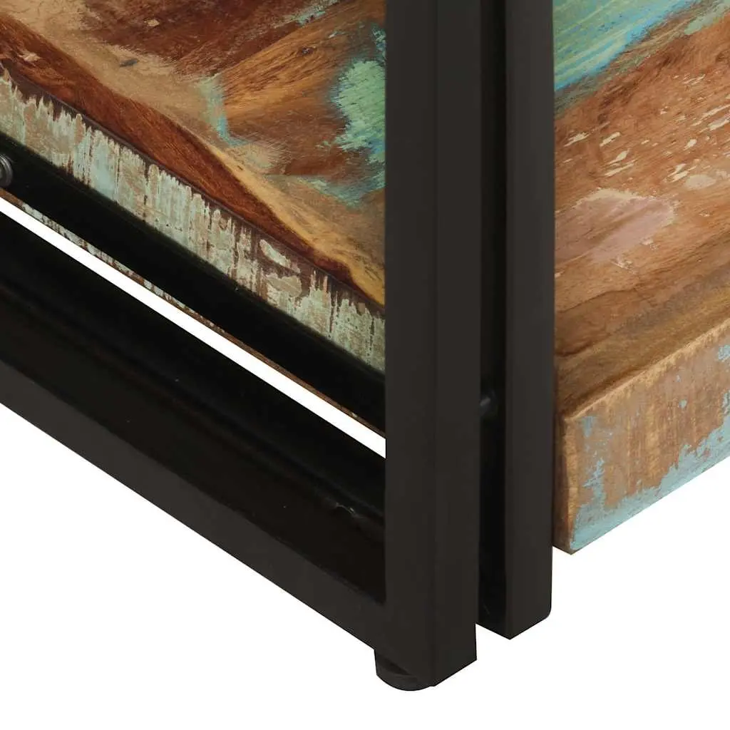 TV Cabinet Vintage Storage 90x30x40cm Solid Reclaimed Wood Brown