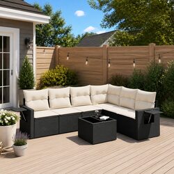 Comfortable and Practical 7 Piece Garden Sofa Set