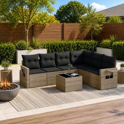 Value and Comfort in Our 7 Piece Garden Sofa Set