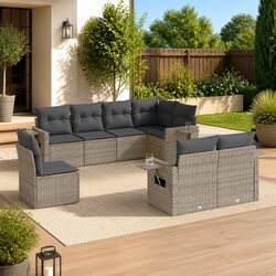 Comfortable 8-Piece Garden Sofa Set for Outdoor Enjoyment