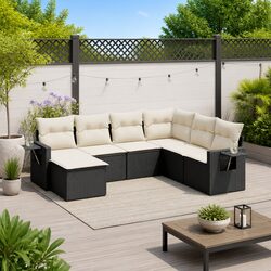 Comfortable and Affordable 7 Piece Garden Sofa Set