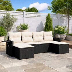 Warm Comfort with Our Black Garden Sofa Set