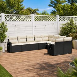 Reliable 9-Piece Garden Sofa Set for Outdoor Use