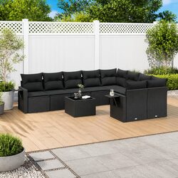 Comfortable and Practical 10-Piece Garden Sofa Set