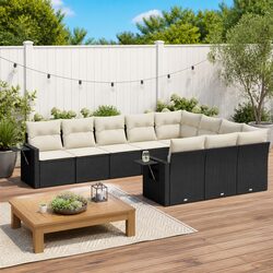 Comfort and Quality in a 10-Piece Garden Sofa Set