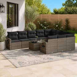 Comfortable and Versatile 11 Piece Garden Sofa Set