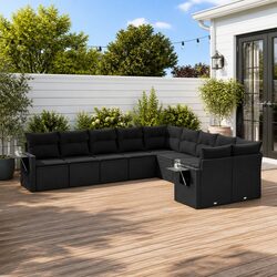 Comfortable 10 Piece Garden Sofa Set - Value and Style