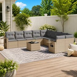 Comfort and Value in an 11-Piece Garden Sofa Set