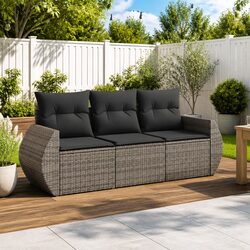 Comfortable and Practical 3 Piece Garden Sofa Set