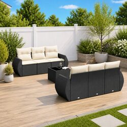 Comfortable and Practical 7 Piece Garden Sofa Set