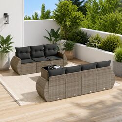 Reliable 8-Piece Outdoor Sofa Set: Durable and Comfortable