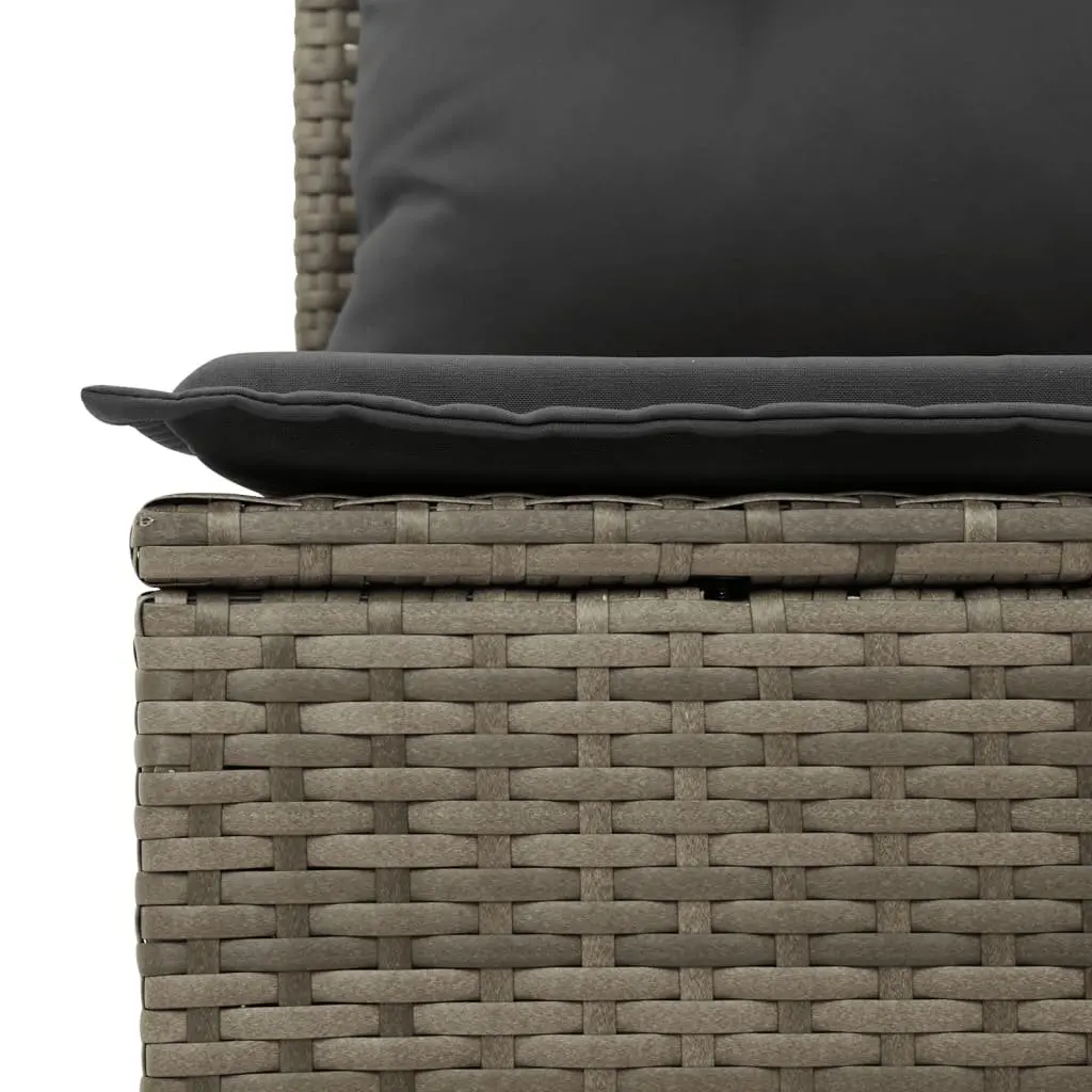 9 Piece Grey Outdoor Sofa Set