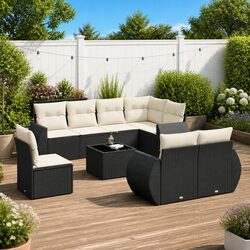 Practical 9 Piece Outdoor Sofa Set for Comfort and Style