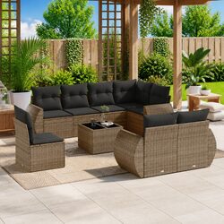 Comfortable and Reliable 9-Piece Outdoor Sofa Set