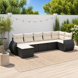 Comfortable and Versatile 7-Piece Outdoor Sectional Set