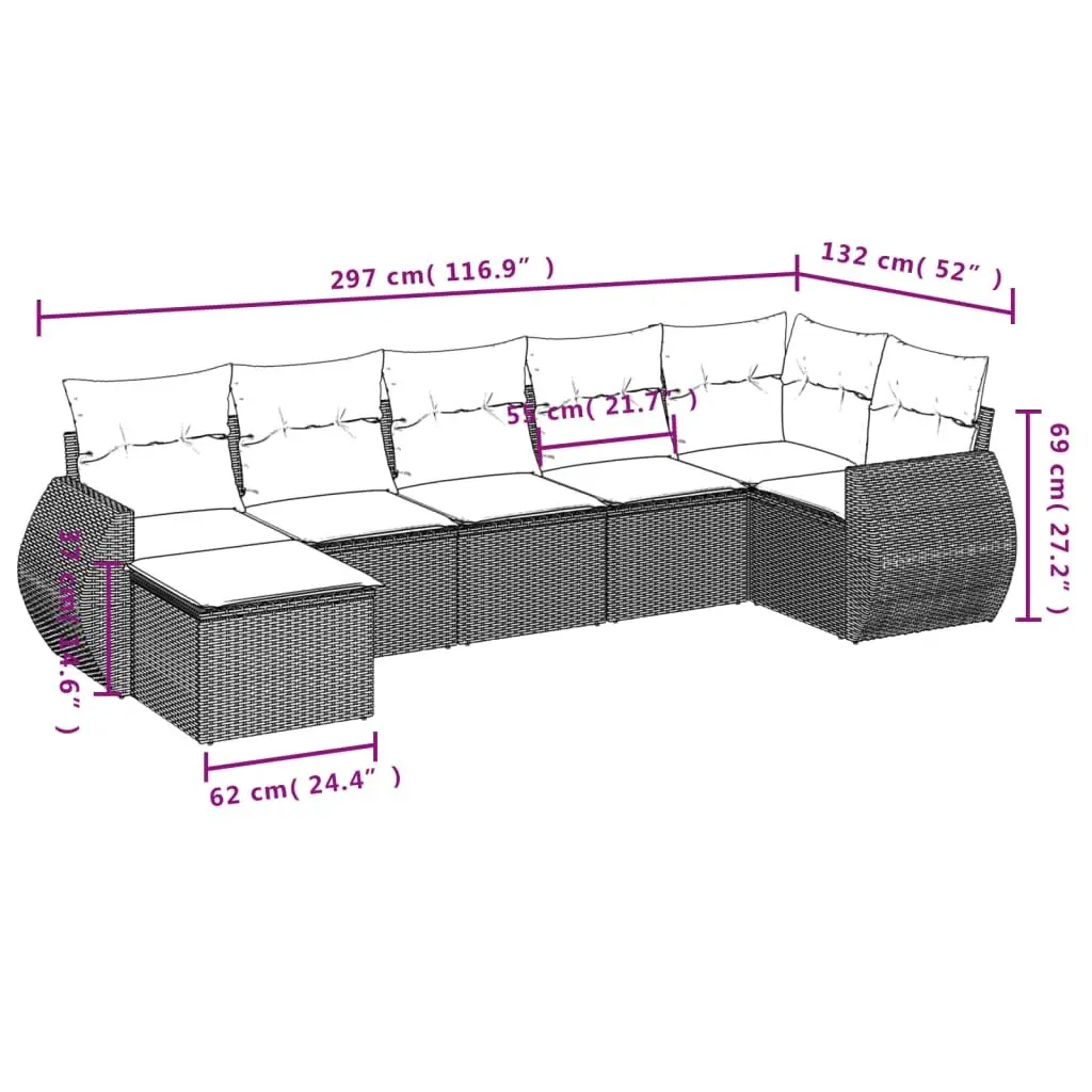 7-Piece Outdoor Sectional Set