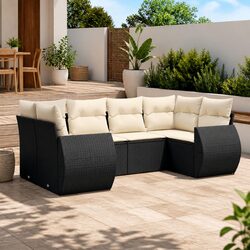 Comfortable and Practical Black Outdoor Sofa Set