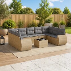 Comfortable and Affordable 10-Piece Outdoor Sofa Set