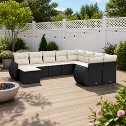 Comfortable and Value-Driven 10-Piece Garden Sofa Set